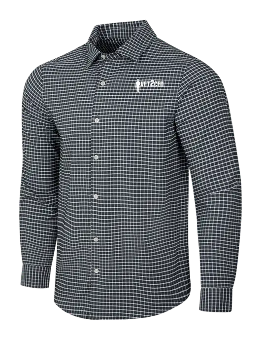 Dark Grey/White City Stretch Shirt w/Vet2CEO Logo