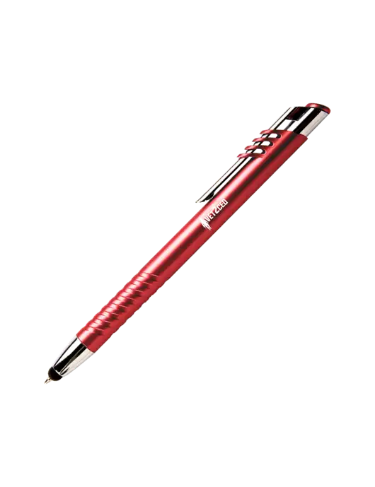 Schirhart Red Stylus Pen - Blue Ink w/Vet2CEO Logo