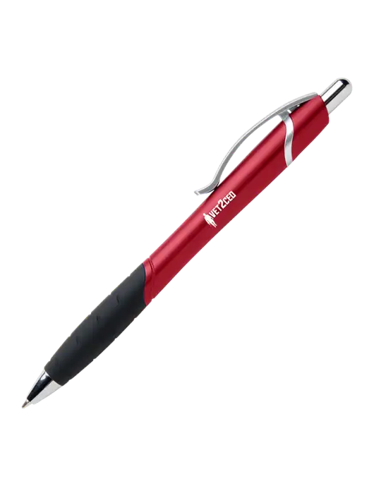 Summerhill Red Pen - Black Ink w/Vet2CEO Logo