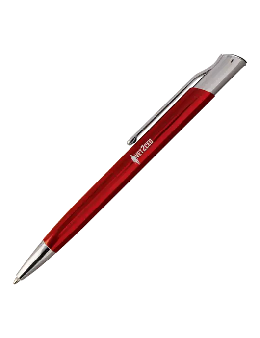 San Malo Red Pen - Black Ink w/Vet2CEO Logo