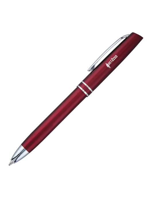 Maroon Anguilla Black Ink Pen w/Vet2CEO Logo
