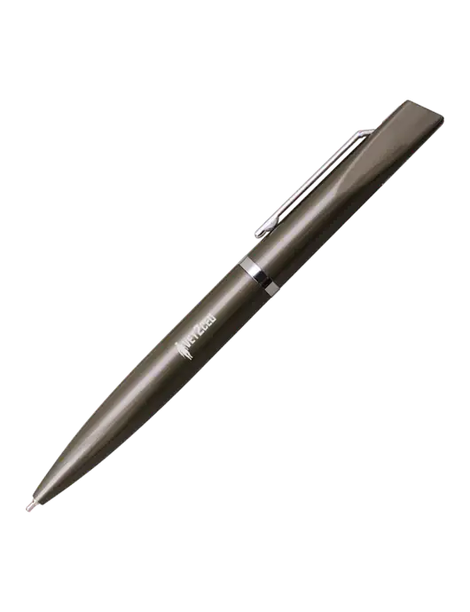 Santos Gunmetal Pen - Black Ink w/Vet2CEO Logo