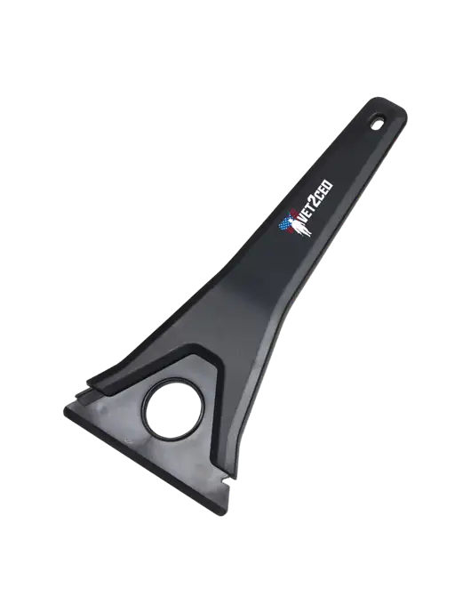TriBlade Black Windshield Scraper w/Vet2CEO Logo