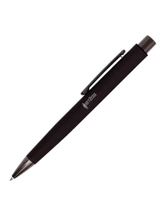 Moana Comfort Black - Black Ink w/Vet2CEO Logo